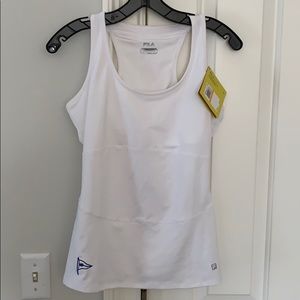Fila White tennis tank top